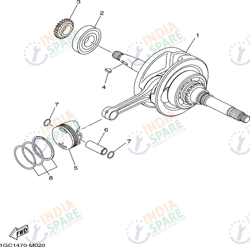 CRANKSHAFT & PISTON
